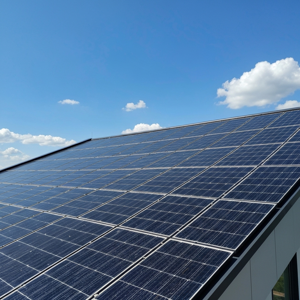 Solar panels installation